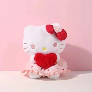 Hello Kitty Red Hearts Plush